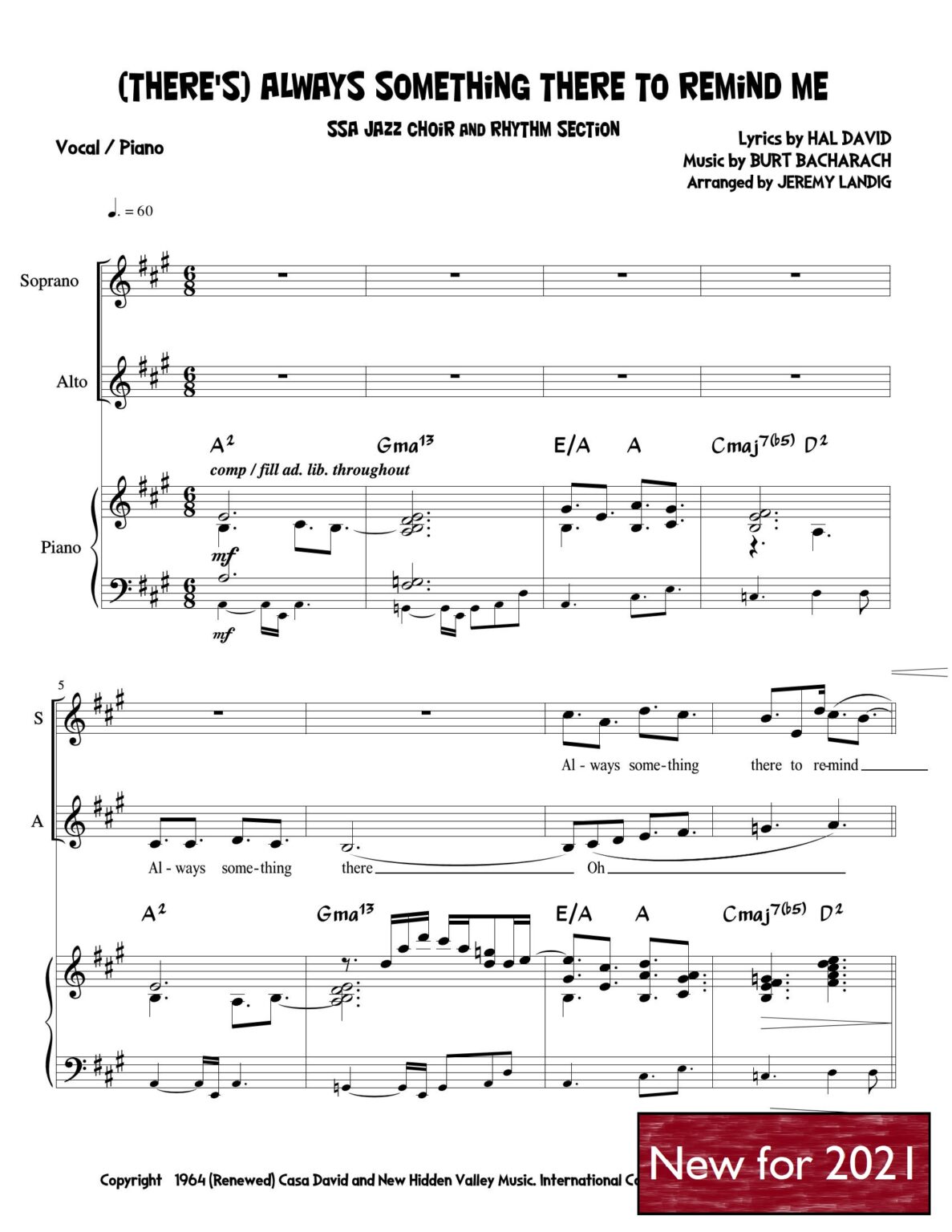 (There’s) Always Something There To Remind Me : Landig Music - Lyrics To Always Something There To Remind Me